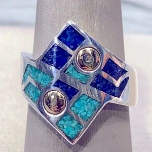 COLMAN HALLMARK CCO.14K  STERLING SILVER  RING